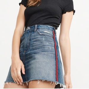 Abercrombie Zoe Vintage A-line denim skirt
